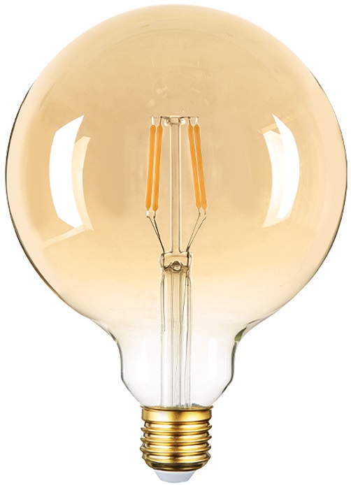 

Лампа светодиодная WOLTA WF-G125-10W2.4KE27 FILAMENT 10Вт 2400K Е27, WF-G125-10W2.4KE27