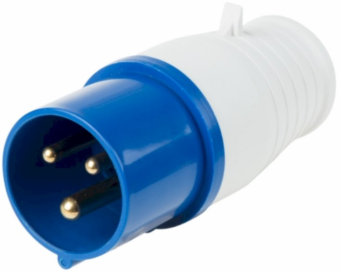 

Вилка Rexant 11-8900 переносная 2Р+РЕ 16А 220В IP44, 11-8900