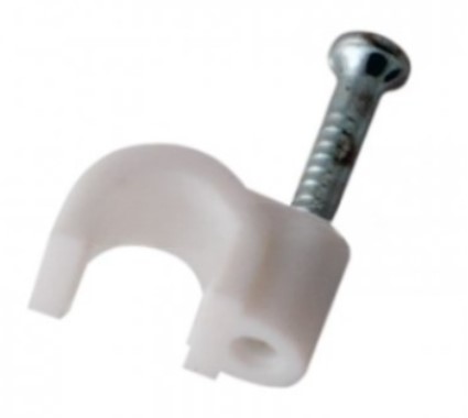 

Скоба Rexant 07-4003 круглая 3мм, белый (50 шт/уп), 07-4003