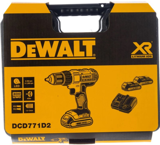 фото Дрель - шуруповерт DeWALT DCD771D2