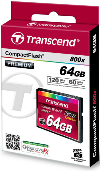 фото Карта памяти CompactFlash 64GB Transcend TS64GCF800 в Перми