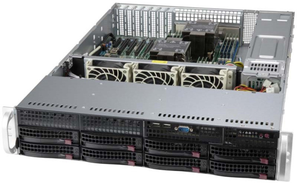 Изображение товара Серверная платформа Supermicro SYS-620P-TRT с горячей заменой дисков 2U