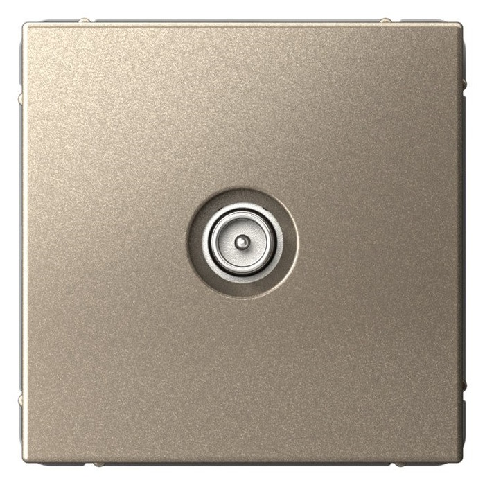

Розетка телевизионная оконечная Systeme Electric GAL000591 ArtGallery 1DB, механизм, Шампань, GAL000591