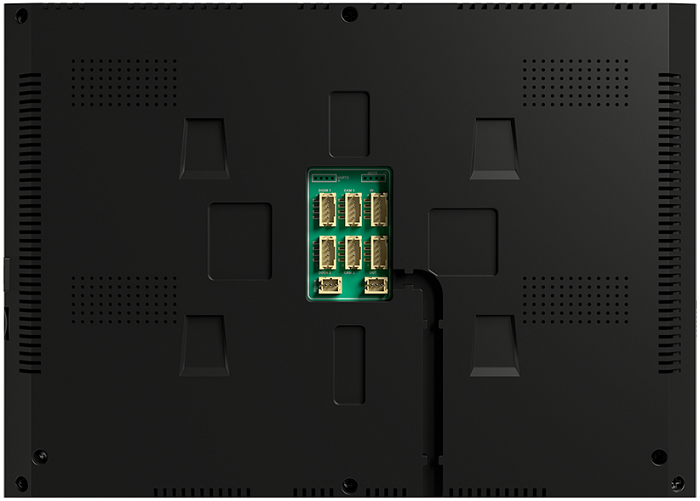 

Видеодомофон Slinex Sonik 10 (Black+Pink Gold) цветной, настенный, 10" сенсорный IPS TFT LCD дисплей 16:9, разрешение экрана 1024х600, Sonik 10 (Black+Pink Gold)