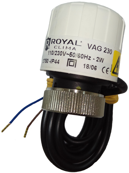 

Привод Royal Clima VAG 230 MVX22RPS94 электрический для клапанов VVG, VAG 230