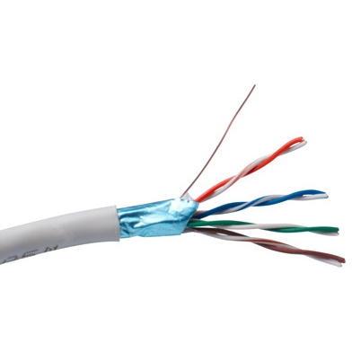 фото Кабель витая пара F/UTP 5e кат. 4 пары Exegate FUTP4-C5e-CU-S26-IN-PVC-GY-305 в Уфе