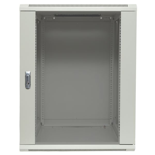 

Шкаф настенный 19", 12U EKF TRP-WLL-1266-40G TERACOM PRO 600х600 мм дверь стеклянная с замком-ручкой серый, TRP-WLL-1266-40G