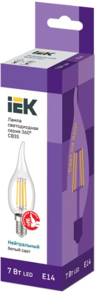 фото Лампа светодиодная IEK LLF-CB35-7-230-40-E14-CL в Перми