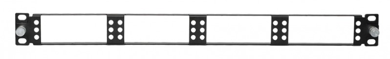 

Кросс оптический стоечный Eurolan 47H-04-00BL 19'' Q-SLOT, 1U, 4 слота, рама, 47H-04-00BL