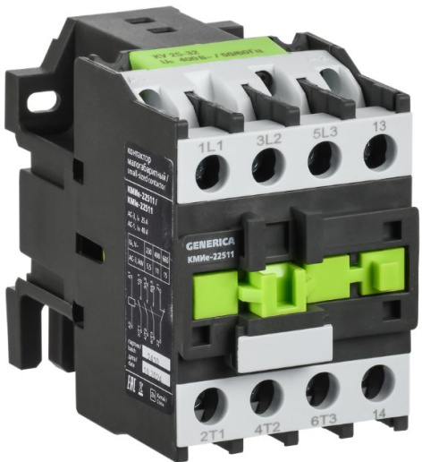Изображение товара Контактор IEK KKME21-025-230-01 для электродвигателей и автоматизации