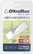 фото Накопитель USB 2.0 OltraMax OM-64GB-310-White