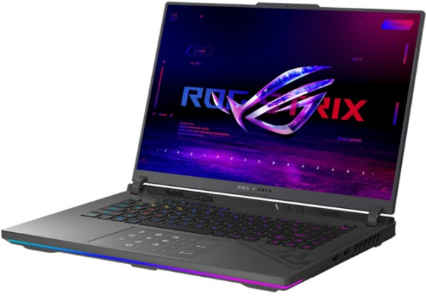 фото Ноутбук ASUS ROG Strix G16 G614PR-RV090 16" (AMD Ryzen 9, 32Гб DDR5, SSD 1 Тб, GeForce RTX 5070 Ti, Без ОС) Серый [90NR0NJ7-M00630]
