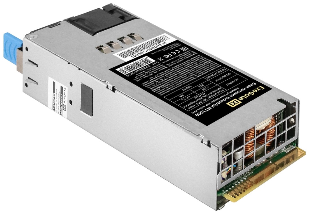

Блок питания Exegate EX292327RUS 1000W, 80 PLUS Platinum, 40 mm fan, EX292327RUS