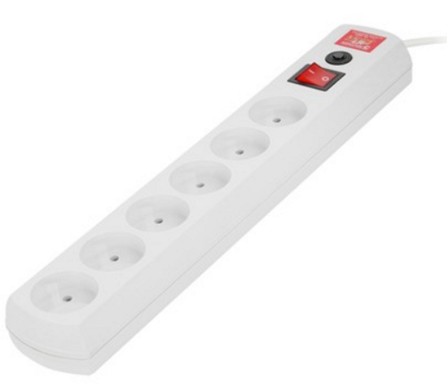 Изображение товара Сетевой фильтр Most LR для защиты техники 6 розеток 3м