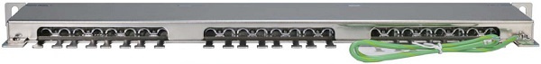 фото Патч-панель 19", 24xRJ45, FTP, Кат. 5е Hyperline PPHD-19-24-8P8C-C5E-SH-110D в Омске