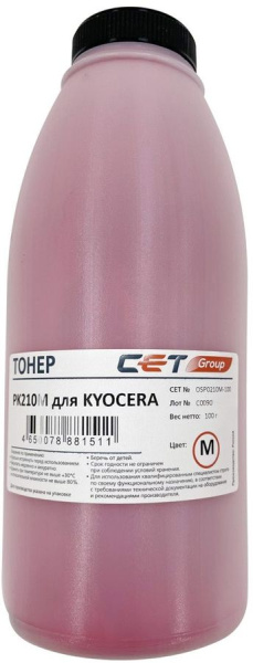 Изображение товара Тонер CET OSP0210M-100 для принтеров Kyocera