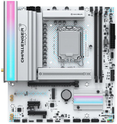 фото Материнская плата mATX MAXSUN MS-Challenger Z890M WIFI ICE в Екатеринбурге