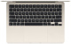 фото Ноутбук  Apple Macbook Air 15 (2025) в Волгограде 15.3 ", M, 24 Гб RAM, 512 Гб SSD, M4 10-Core GPU, Золотистый