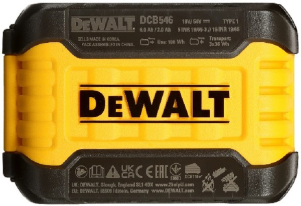фото Аккумулятор  DeWALT DCB546-XJ в Екатеринбурге