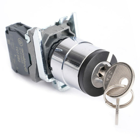 Изображение товара Переключатель Systeme Electric SB4BG41 2-позиционный 22.5 мм черный