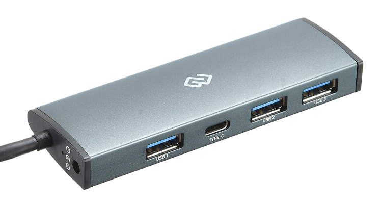 

Разветвитель USB 3.1 Digma HUB-3U3.0С-UC-G 3*USB 3.0, USB Type-C, серый, HUB-3U3.0С-UC-G
