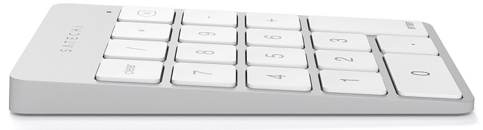 

Цифровой блок клавиатуры Satechi Aluminum Slim Keypad Numpad ST-SALKPS беспроводной, серебристый, Aluminum Slim Keypad Numpad