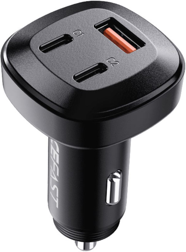 

Зарядное устройство автомобильное ACEFAST B3 трехпортовое, 66W, USB Type-C/USB Type-C/USB Type-A, чёрное, B3