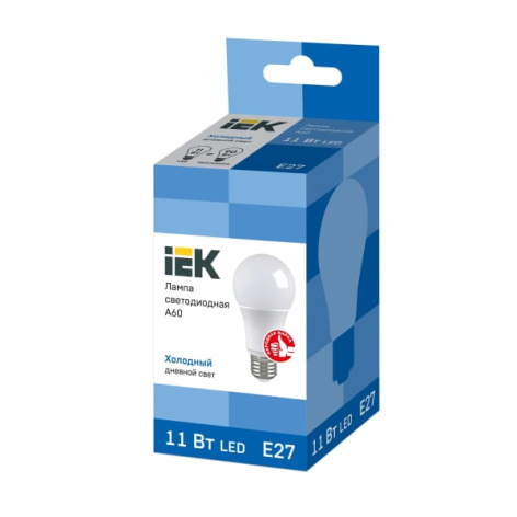 фото Лампа светодиодная IEK LLE-A60-11-230-65-E27 в Уфе