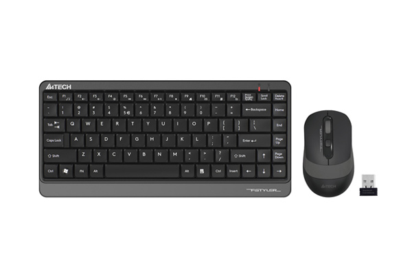 

Клавиатура и мышь Wireless A4Tech FG1110 GREY клав:черная/серый мышь:черная/серый USB Multimedia 1919533, FG1110 GREY