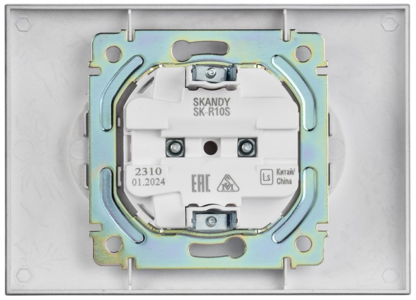 фото Розетка двухместная без заземления в сборе IEK SK-R20-10-K23-F в Ростове-на-Дону