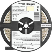 фото Лента светодиодная Navigator NLS-5050WW30-7.2-IP20-12V