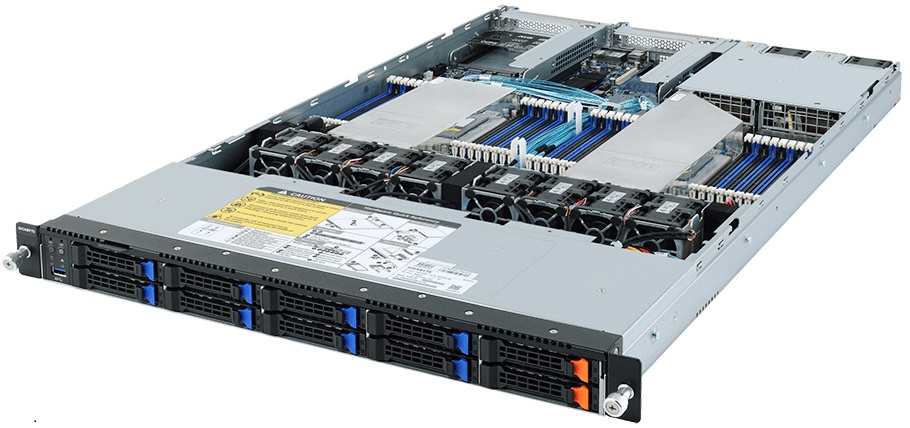 

Серверная платформа 1U GIGABYTE R182-Z91 2*SP3, 32*DDR4(3200), 8*2.5" SATA/SAS, 2*2.5" NVMe HS, M.2, 2*PCIE, 2*Glan, Mlan, 3*USB 3.0, VGA, 2*1200W, R182-Z91