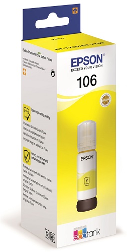 

Контейнер Epson C13T00R440 для L7160/L7180, с желтыми чернилами, C13T00R440