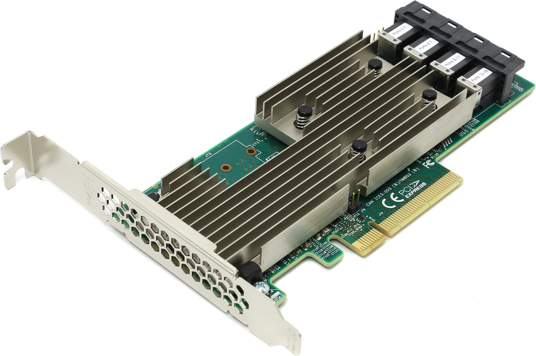 

Контроллер SAS LSI 9305-16i SGL 05-25703-00 (PCI-E 3.0 x8, 16port int 12Gb/s, SAS/SATA HB), 9305-16i SGL