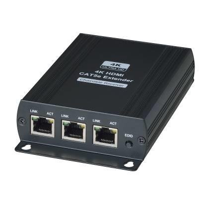 

Приемник SC&T HE03LR-4K (для комплекта HE03L-4K) HDMI сигнала по одному кабелю витой пары на расстояние до 120м(CAT5e), HE03LR-4K