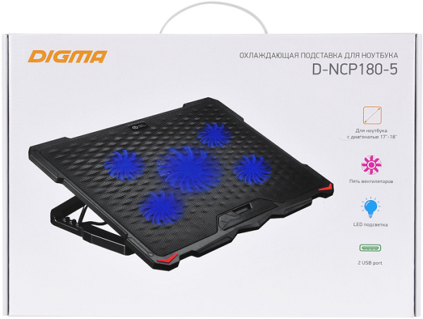 фото Подставка для ноутбука  Digma D-NCP180-5 в Самаре