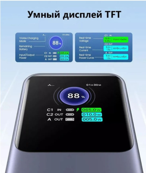 фото Аккумулятор внешний UGREEN PB721 в Казани