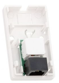 фото Компьютерная розетка настенная NikoMax NMC-WO1UE2-WT в Омске