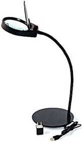 

Лупа Kromatech PD-4S 74025 бестеневая 3x/10x, 100/25 мм, на подставке, с подсветкой (26 LED), PD-4S