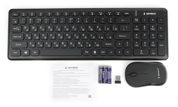 фото Клавиатура и мышь Wireless Gembird KBS-9200 в Перми