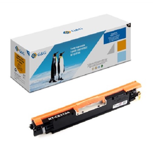 

Картридж GG-CE310A Cartridge G&G for HP CLJ M175/CP1025/M275; Canon LBP7010C/7018C, with chip (1200), GG-CE310A