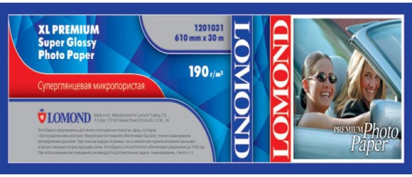 Изображение товара Фотобумага Lomond 1201031 для струйной и фотопечати в рулоне A1 30 м