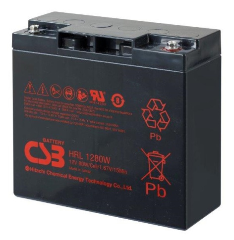 Изображение товара Батарея CSB HRL 1280W 12 В 20 Ач для ИБП и систем связи