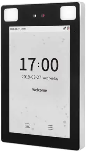 

Терминал ZKTeco ProFaceX [P/EM] биометрический распознавания лиц, дисплей 8" IPS , память: лиц 30000, карт 50 000, событий 1 млн., ProFaceX [P/EM]