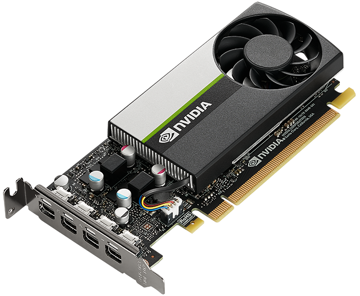 

Видеокарта PCI-E PNY T1000 (VCNT1000-8GB-SB) 8GB GDDR6 128bit 12nm 1065/10000MHz 4*mDP, T1000 (VCNT1000-8GB-SB)