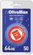 фото Накопитель USB 2.0 OltraMax OM-64GB-50-Orange Red