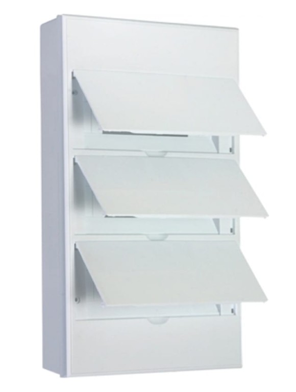 

Бокс KRANZ KR-11-0337 пластиковый ЩРН-П-36 IP41 белый (белая дв.), KR-11-0337