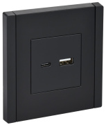 фото Розетка USB IEK FP-U22-018-K02