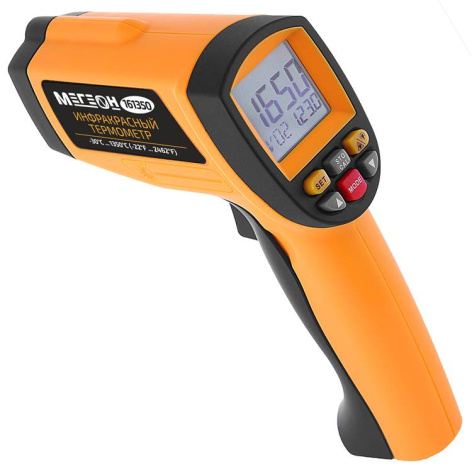 Изображение товара Инфракрасный бесконтактный термометр МЕГЕОН 161350 для быстрого измерения температуры
