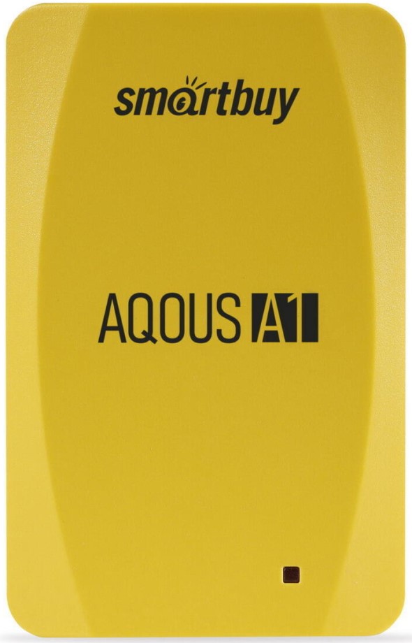 

Накопитель SSD 2.5'' SmartBuy SB001TB-A1Y-U31C внешний, Aqous A1 1TB 500/400MB/s TLC 3D NAND USB 3.1 yellow, SB001TB-A1Y-U31C